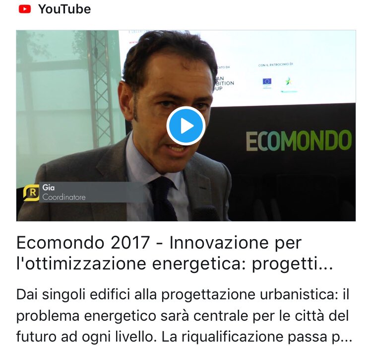 KeyEnergyit's tweet photo. L’#EfficienzaEnergetica sarà un tema cruciale per le #città del futuro
#Efficity
Ne abbiamo parlato durante @Ecomondo 2017
#KeyEnergy
Guarda il video!
https://t.co/Wi8dK3UBL2 https://t.co/zSU2lzs5W5