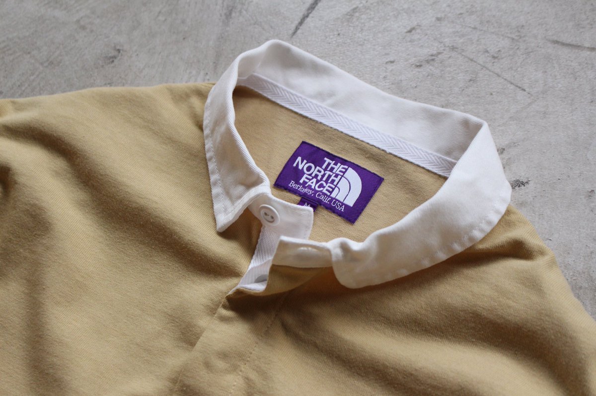 the north face purple label big rugby shirt