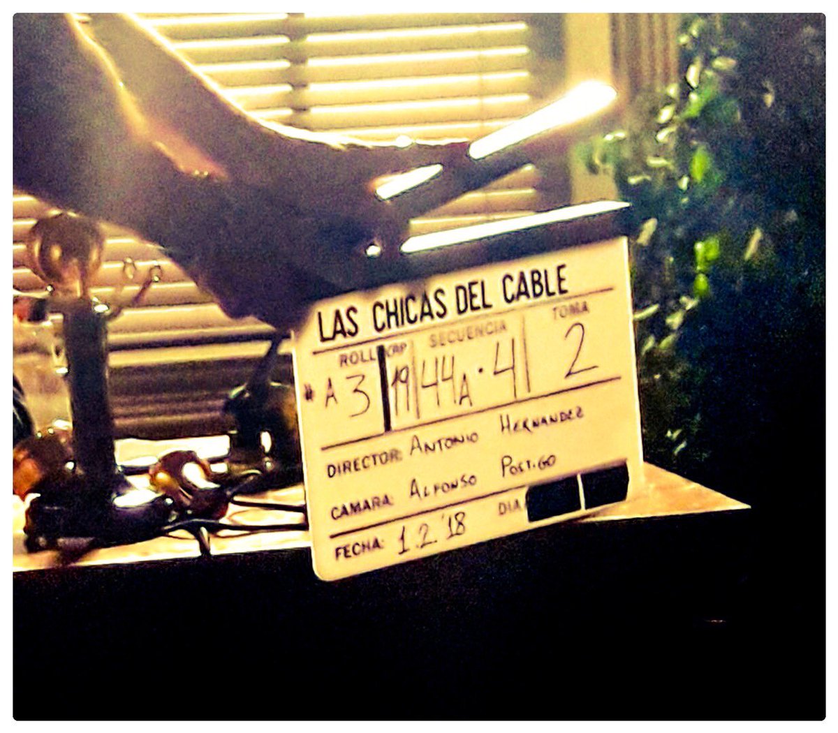 BambuProdu's tweet photo. Comenzamos. Tercera temporada @ChicasDelCable 🎬📽 https://t.co/P2hmjc2hu7