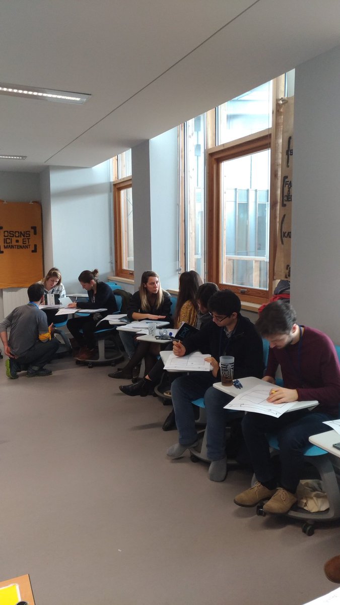 FabriKaDecliK's tweet photo. JOUR 1 #FDK2018 : Découverte en images du parcours "Entrepreneuriat social" avec @ECA_PEPITE @AtisInnovation! Les idées fusent ! https://t.co/eShQsVyup8 https://t.co/B1kWI3wBlU