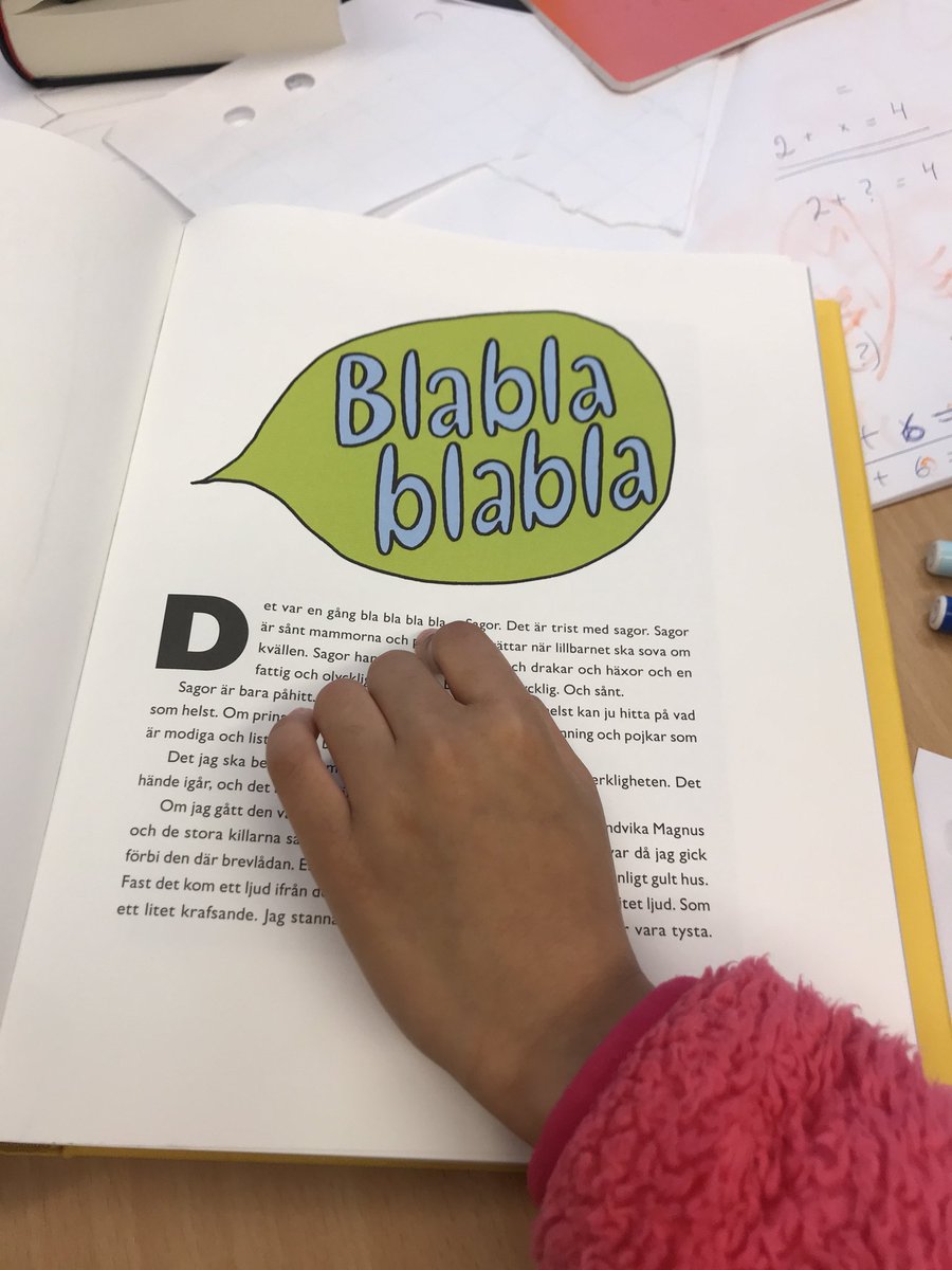 Korlingsord's tweet photo. Vi diskuterar om pratbubblan överensstämmer med vad vi tycker och tänker om sagor och berättelser. #textsamtal https://t.co/3yVLnP8wSz