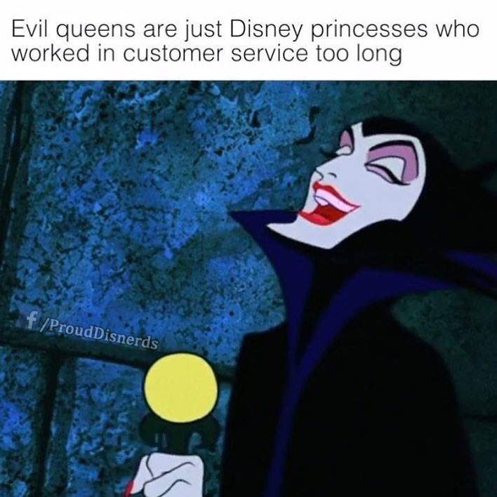 No wonder I always relate to the villains in movies 😂😈 #ServerLife #ServerProblems #disney #villains #evil #CustomerService