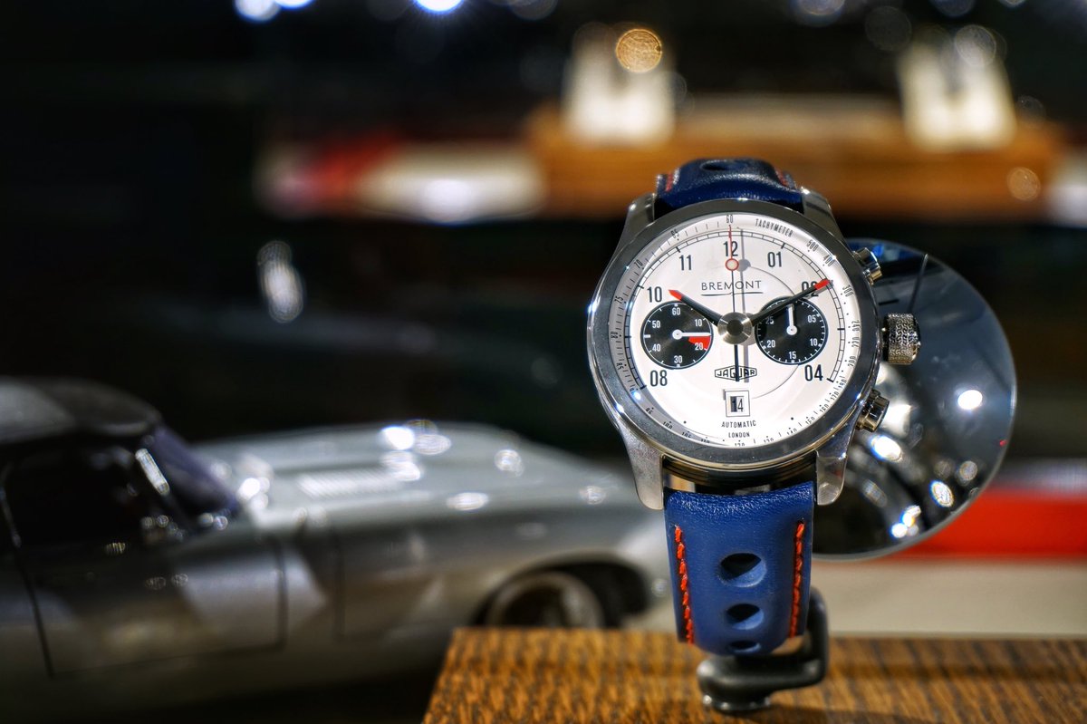 The gorgeous <a href="/Bremont/">Bremont</a> Jaguar MKII on display next to some rather smart timepieces at the Madison Avenue Boutique. 👌🏽 #BritishDesign 🇬🇧x🇺🇸