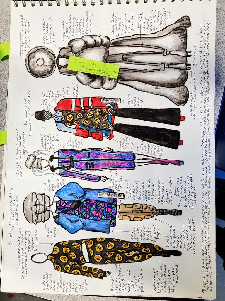 DWHSart's tweet photo. Keren Sondi's highly detailed and exciting pages for her current Art project 'Food in Art' (year 10) 👏👩‍🎨 https://t.co/mlj7PLc4Rk