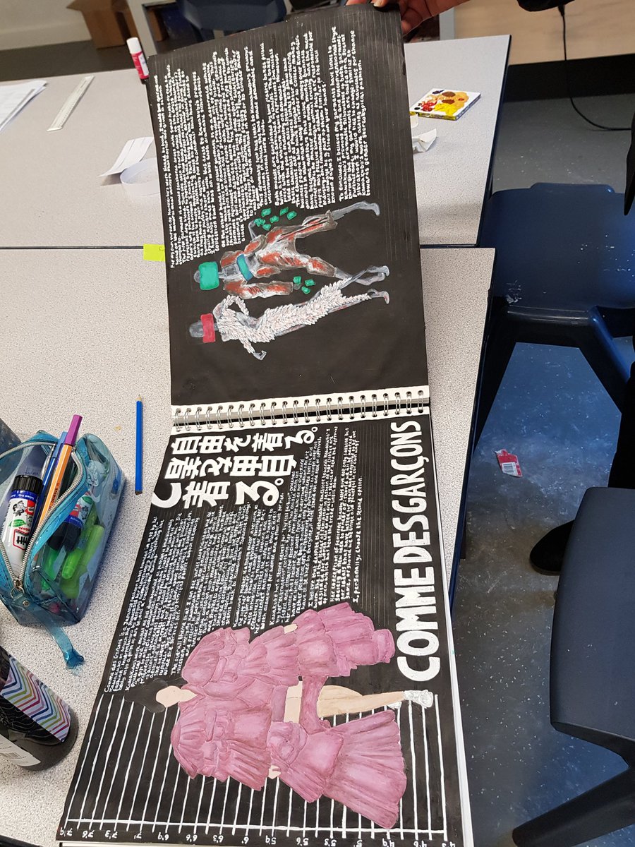 DWHSart's tweet photo. Keren Sondi's highly detailed and exciting pages for her current Art project 'Food in Art' (year 10) 👏👩‍🎨 https://t.co/mlj7PLc4Rk