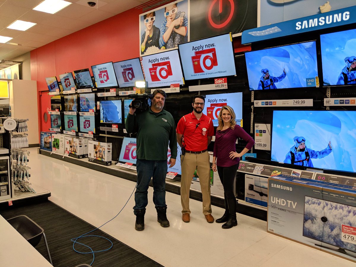 LBRIGMAN_WLOS's tweet photo. In the market for a tv to watch the #SuperBowl? Andy with @Target explains why this week is one of the best times to buy @WLOS_13 https://t.co/XxLfzpPDdM
