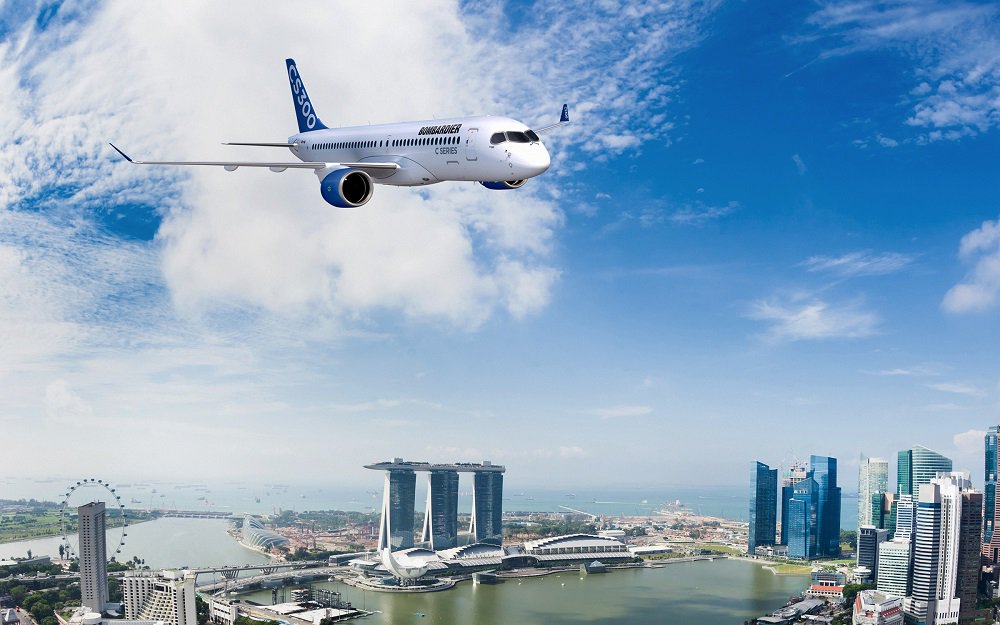 MHI_RJ's tweet photo. Bombardier is bringing #Innovation to Singapore Airshow 2018. Meet us and discover our #CSeries and #Q400 aircraft on static display. #SGAirshow #IngenuityInFlight #SpotTheCSeries https://t.co/40D7fkdqpe https://t.co/m3ZHEDjLCN