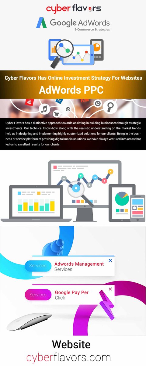 CyberFlavors's tweet photo. At #CyberFlavors, we have a different take about AdWords #PPC which is different from the conventional way of approaching the idea of online advertizing. Get your pay-per-click ad on Google today with #AdWords. https://t.co/8TDfrnIWT5 https://t.co/xKDsqgW9vU