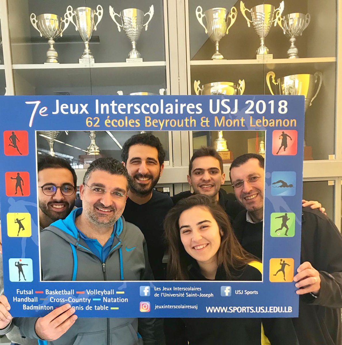 غداً انطلاق النسخة السابعة للألعاب المدرسية #لجامعة_القديس_يوسف 
62 #Schools in the 7th Jeux Interscolaires de l'#USJLiban
