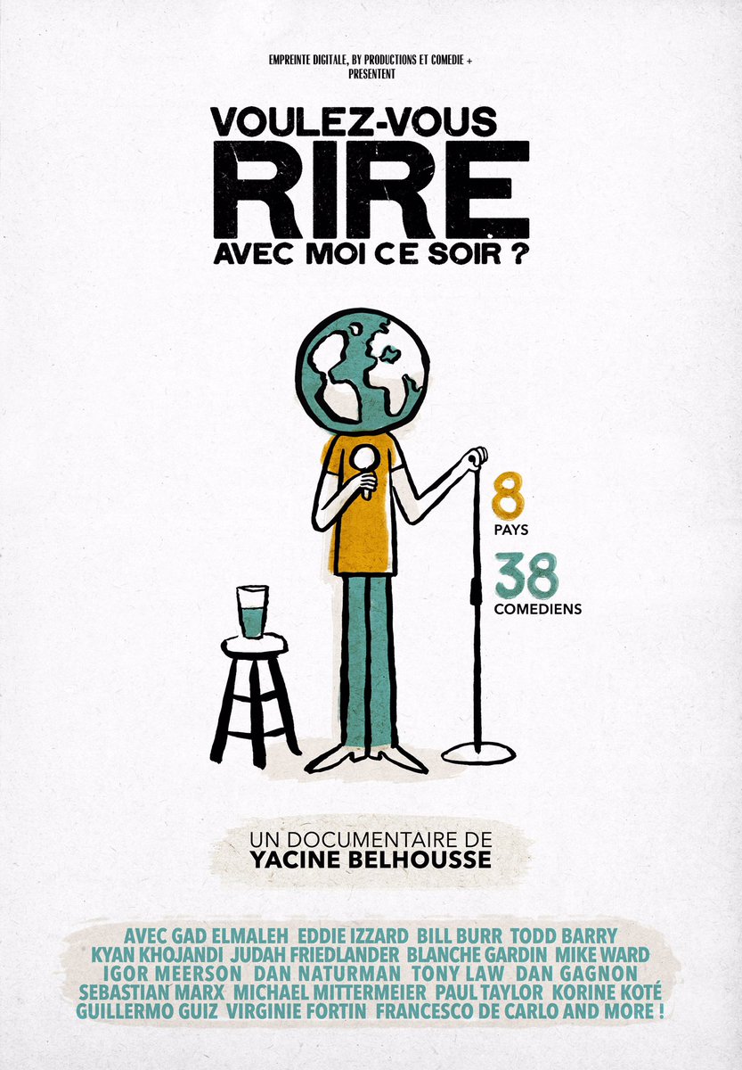 Voici la Bande annonce du documentaire sur le stand up international que j'ai realisé ! 

8 Pays  
🇫🇷🇺🇸🇨🇦🇬🇧🇩🇪🇷🇺🇧🇪
38 comédiens 
🎤🎟🙌
1 seul monde 
🌍🌎🌏

C'est le 8 Février à 20h55 sur <a href="/Comedie_plus/">Comédie+</a> 

youtu.be/h-ExgPWhjb8

Teasers a venir !