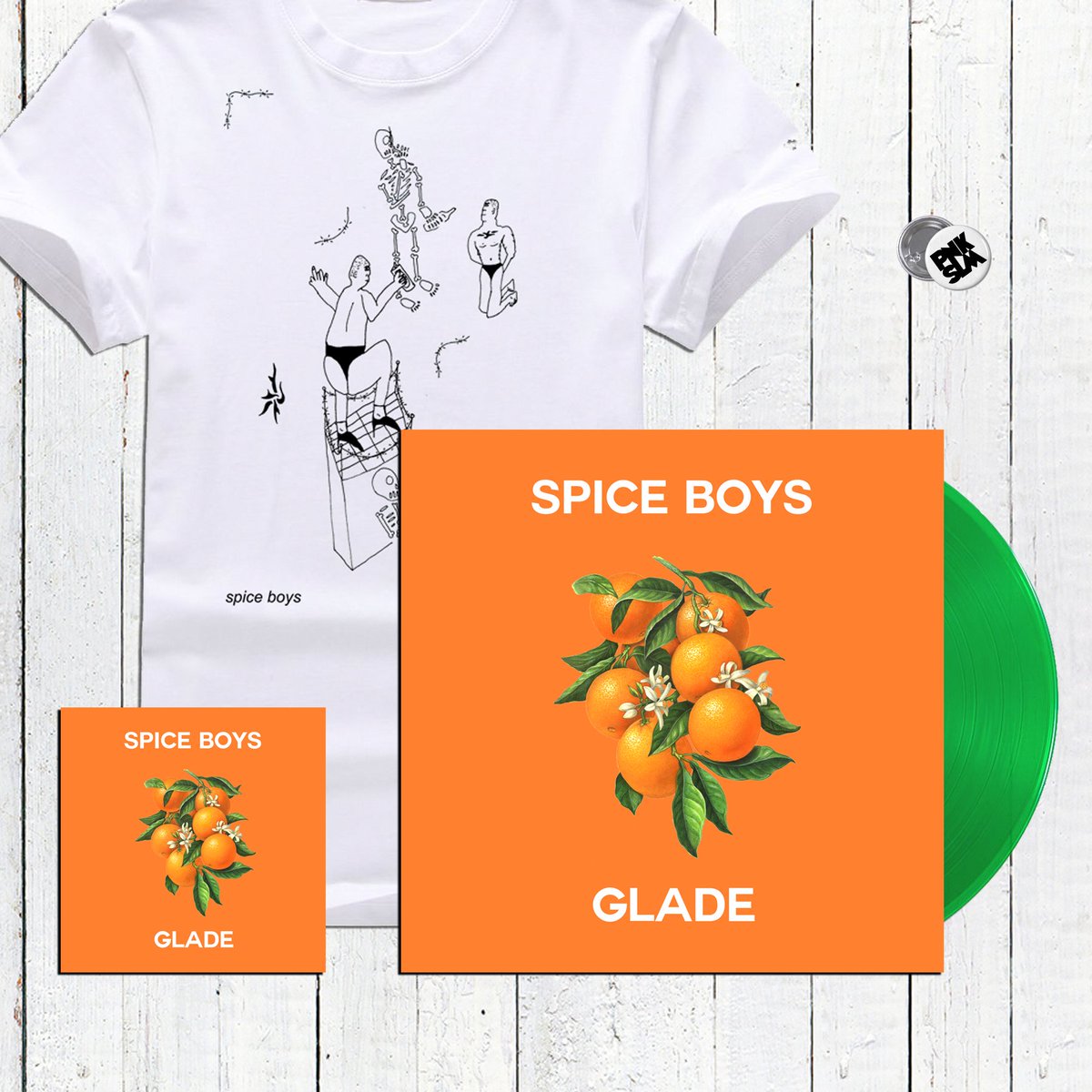 PNKSLM's tweet photo. Less than 15 copies left of the Spice Boys deluxe package up on our store now!! Get yours now - https://t.co/ne4uxoFFsQ https://t.co/qPZkOVthTC