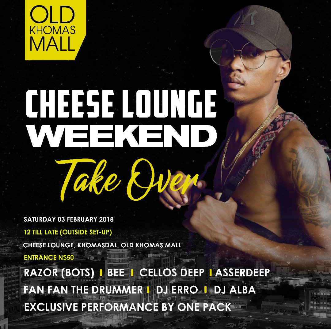MolequilsDj_'s tweet photo. This Saturday I'm out at #CheezeLounge in #Khomasdal (where Khomasmall is situated) https://t.co/Q4WDvh2hX8