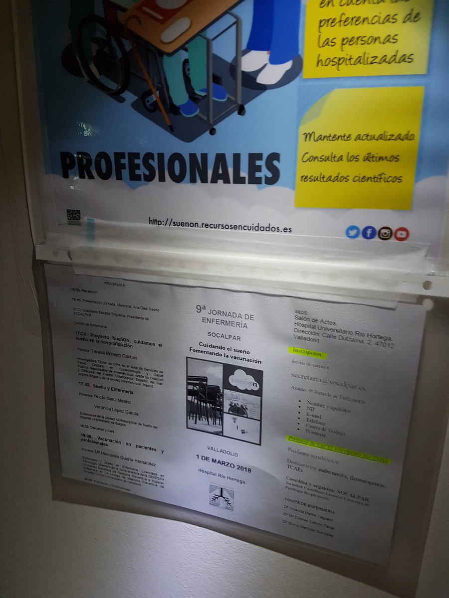 chuchencio's tweet photo. 📣 Sólo falta 1 mes
📆 1/marzo/18 
📍 "9 Jornada de Enfermería en Valladolid".  👀⤵
https://t.co/QfZ3tNPTv7
🗣 Presentando el proyecto @sueno_on gracias a @Socalpar

#descanso
#cuidados
#evidenciasSueñOn #HorasMágicas #cuidadoresdelsueño 
#profesionalesimplicados🔦 https://t.co/0YzT9GCaHn