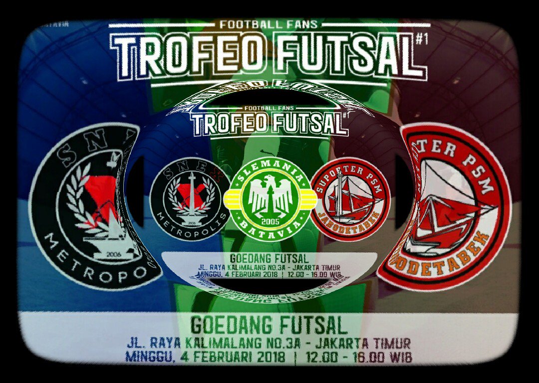 Snex_metropolis's tweet photo. guyubken fun futsal fans bareng @Slemania_Btv dan maczman jabodetabek. https://t.co/CCt8yyj72n