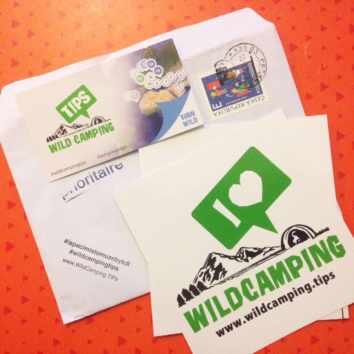 OrangeAdvanture's tweet photo. Big shout out to @wildcampingtips for sending me their fab #ilovewildcamping stickers... can't wait to get them stuck on the van! https://t.co/3PjNfX0ZeK