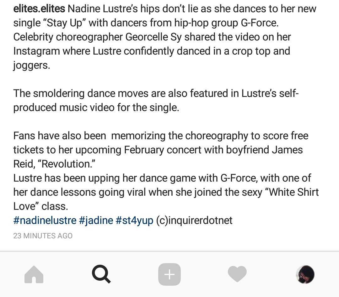 wow yung 
#St4yUpDanceChallenge 
#St4yUpDanceLikeNadine 
bida hahaha! iba @JaDineNATION 🙌
sana gawin nila sa Showtime yang dance challenge 😍