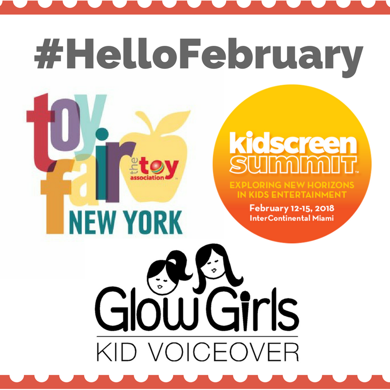 GlowGirlsVO's tweet photo. #HelloFebruary ~ #GlowGirls are excited to have their #voiceover work travel to @ToyFairNY and @kidscreen Summit this month!π€©π€ #TFNY #KidScreen #Animation #Toys #VOSisters https://t.co/tCycckOgjd