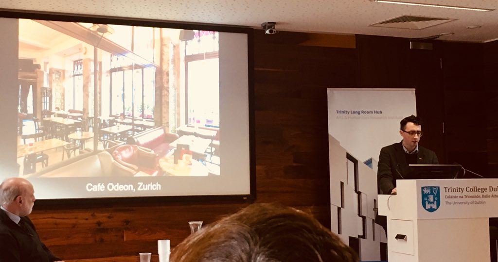 Dr Emily Johnson (@jeffily) on Twitter photo Miles Link giving a wonderful paper on Adorno & #cosmopolitanism <a href="/tlrhub/">Trinity Long Room Hub</a>: “in his text the writer sets up house” Miles Link giving a wonderful paper on Adorno & #cosmopolitanism <a href="/tlrhub/">Trinity Long Room Hub</a>: “in his text the writer sets up house”