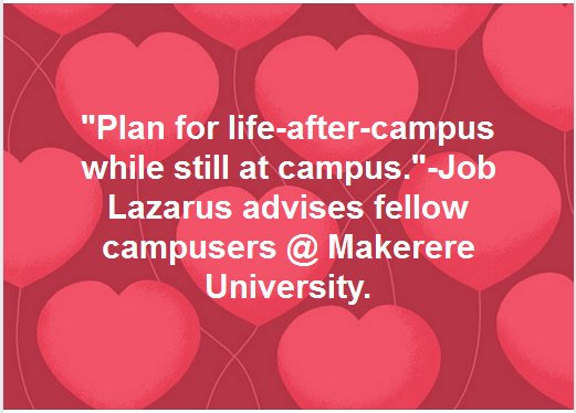 JoblazarusO's tweet photo. Job Lazarus Sr inspires fellow campusers, tips them for life-after-campus. https://t.co/3wU3v3T8DE