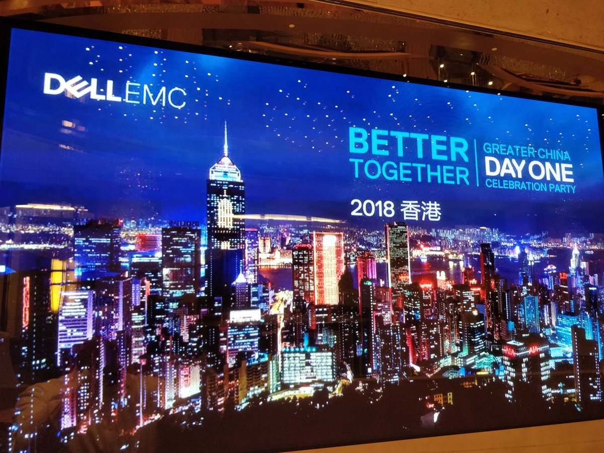 Well done <a href="/DellEMC/">Dell EMC</a>. Time to shine in #GreaterChina <a href="/MichaelDell/">Michael Dell 🇺🇸</a> <a href="/stevenjcrowe/">steve crowe</a> <a href="/MariusHaas/">Marius Haas</a>  <a href="/TheJimClancy/">Jim Clancy</a> <a href="/alanatkinson02/">Alan Atkinson</a> #Hongkong #GetModern #BetterTogether