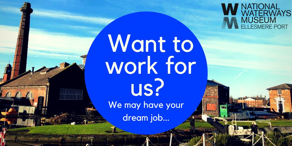 Fancy working for the #Ellesmereport National Waterways Museum? We have two  fantastic #jobs going at the moment! Find out more here 👉 careers-canalrivertrust.icims.com/jobs/search?ss…
