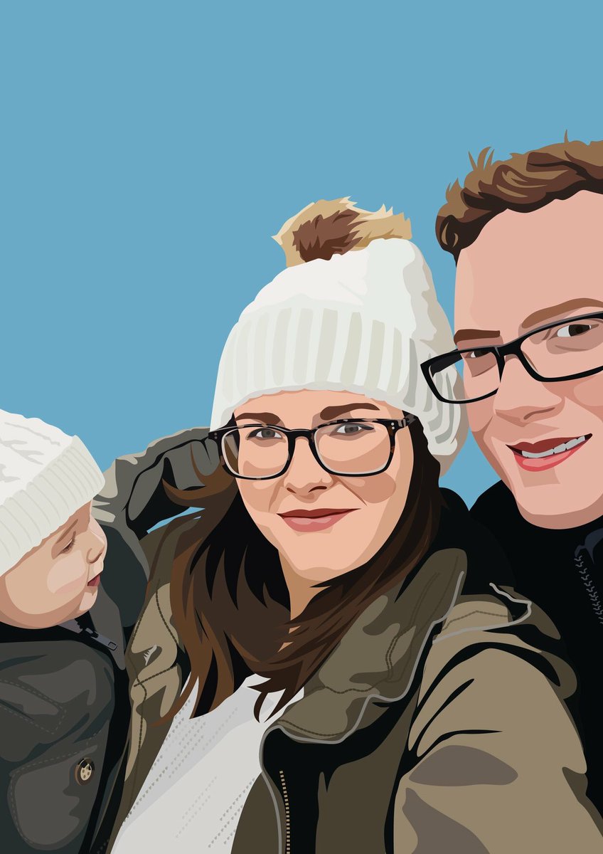 Family is everything 💛 loving this #familyselfie illustration 😁