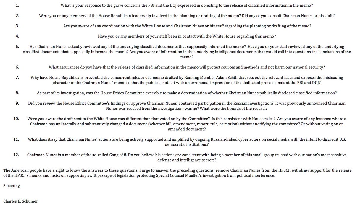 ABC's tweet image. MORE: Sen. Chuck Schumer joins Rep. Nancy Pelosi in calling on Speaker Ryan to remove Rep. Devin Nunes as chair of the House Intelligence Committee. abcn.ws/2BKwkhh