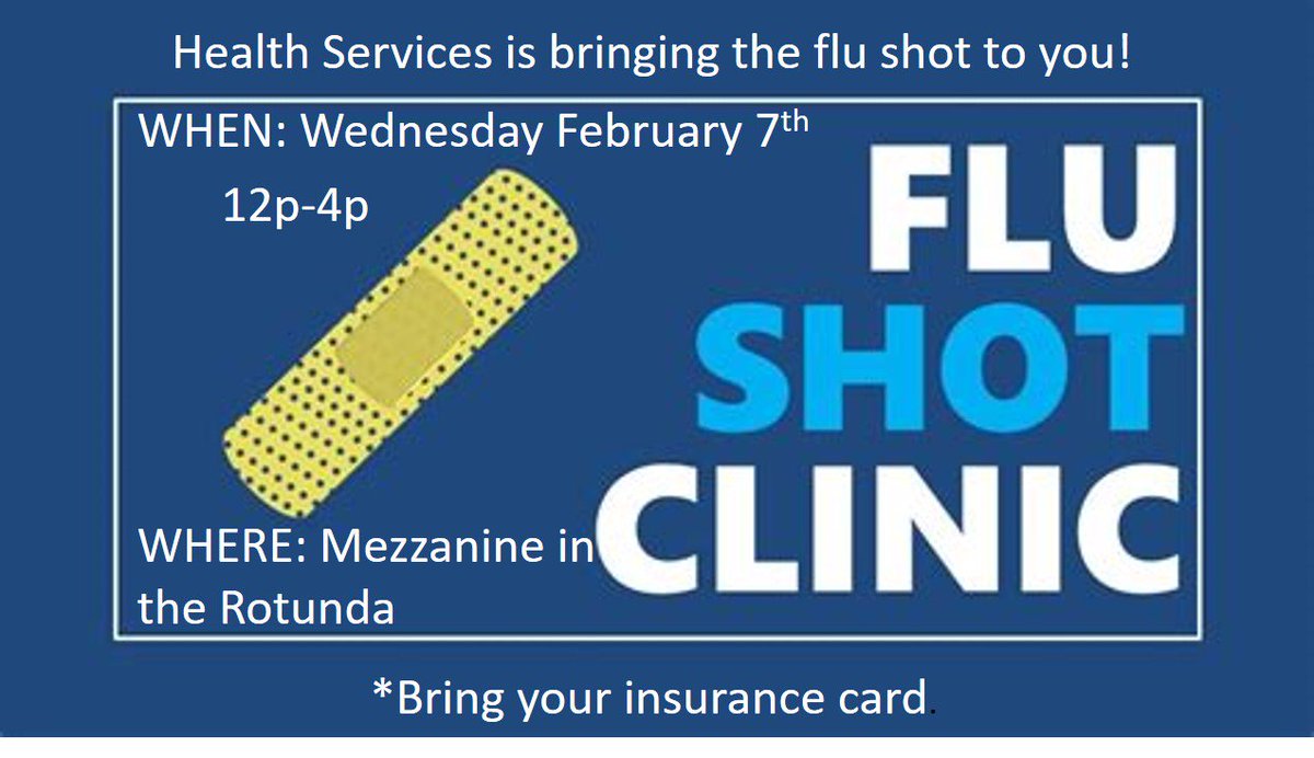 FLU SHOT CLINIC ON CAMPUS! Open to ALL Bryant students, faculty, and staff. The flu vaccine is the BEST way to protect yourself from the Flu. Please share this post to get the word out on campus. #dontlettheflugetyou #BryantHealth #FLUSHOTS #getwellbewelldowell