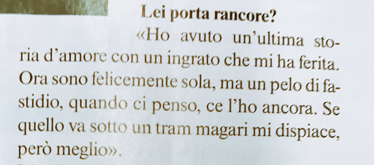 Muoia sotto a un tram più o meno tutto il mondo 

(Ornella Vanoni una di noi)