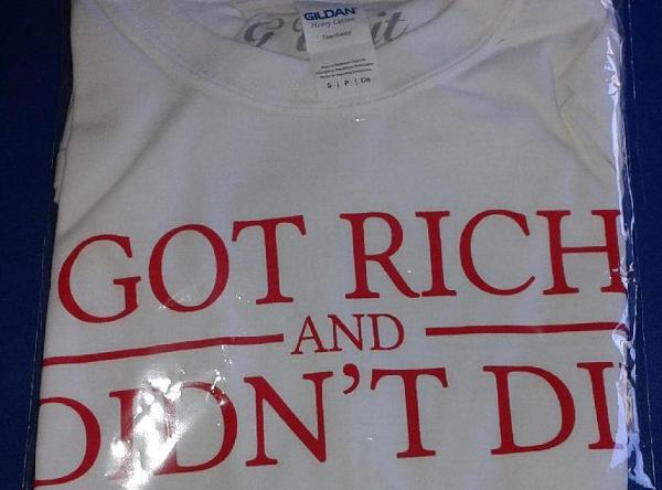 50cent's tweet image. Get your 'Get Rich or Die Tryin' 15 Year Anniversary ‘Got Rich &amp;amp; Didn’t Die’ Shirts NOW! - Order now to reserve yours.  Anticipated ship date 2/15. (Sizes already selling out!)

gunitbrands.com/products/got-r…