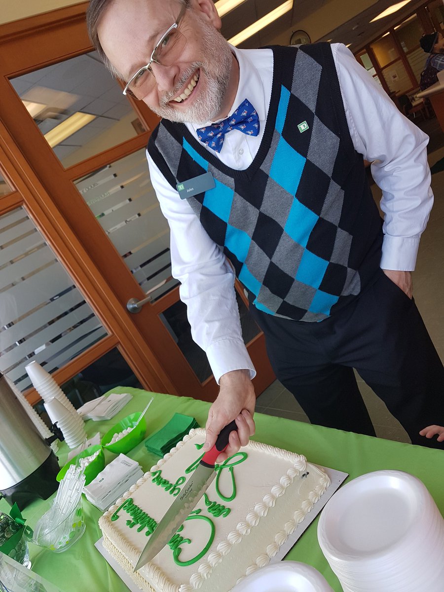 Wow!!! 30 years with TD!!! Congratulations John!