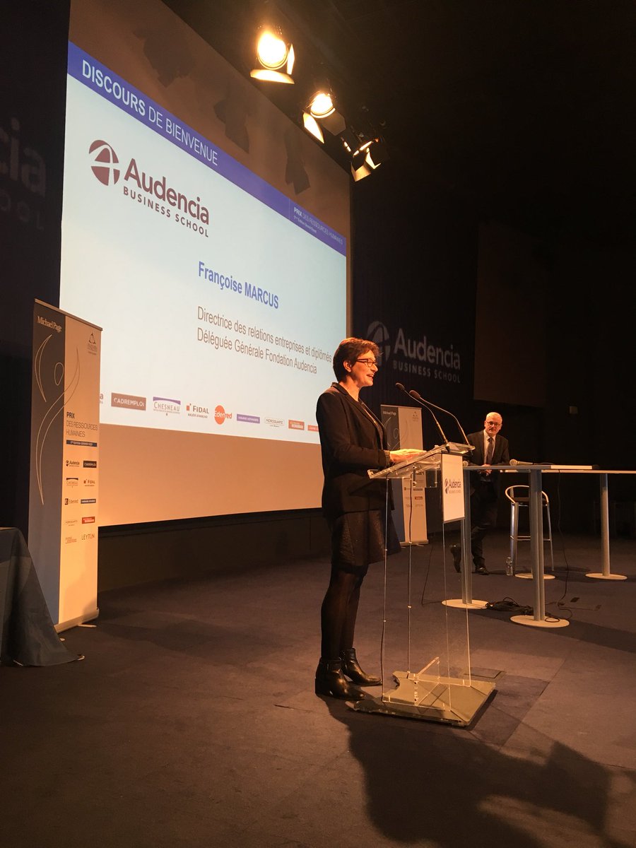 Happy_Laurence's tweet image. Ravie d’être la marraine de la 5eme édition du #PrixRH Grand Ouest, une collaboration @michaelpagefr @ANDRH_Officiel @audencia. Innovation et transformation positive seront les mots-cles de cette soirée de partage