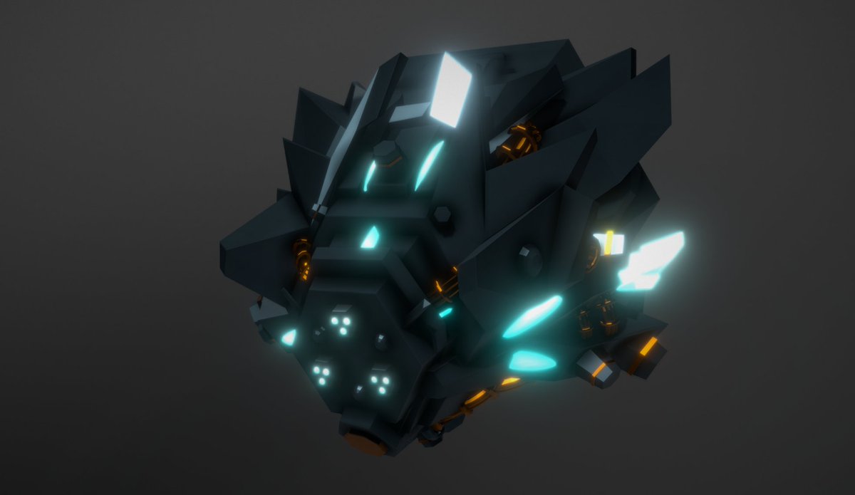 Hello Guys, just love the new features from Blocks! First render with sketchfab - awesome features !!! Check out my Mech Head by <a href="/EricFinnOltmann/">Eric Finn Oltmanns</a> in #3D, #VR or #AR

skfb.ly/6wrW9  via <a href="/sketchfab/">Sketchfab</a> #MadeWithBlocks #GoogleBlocks #3D #VR #VRBASE