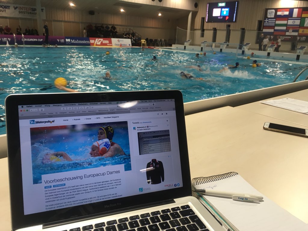TonKloosterman's tweet photo. Hele weekend aanwezig bij de voorronde Europacup Dames in Oosterhout. Te volgen via @waterpoloNL https://t.co/hmEumaqmyI