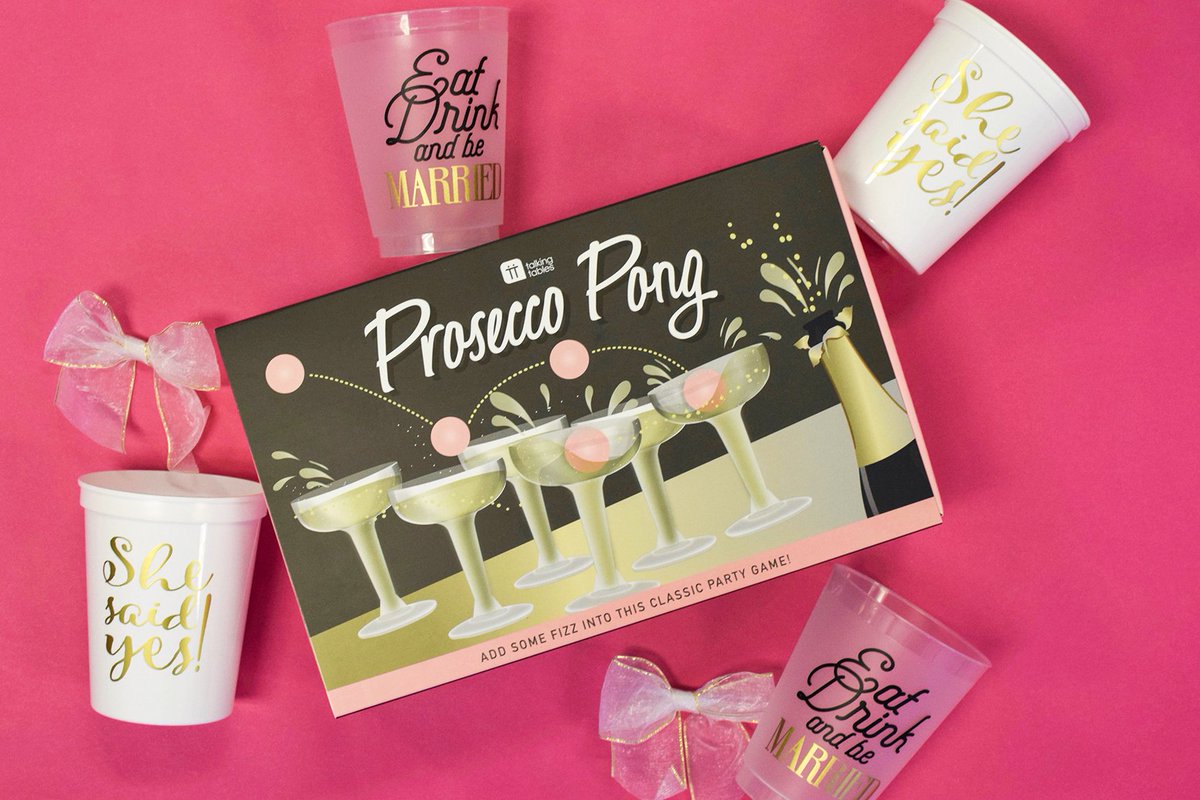 PlazaatPreston's tweet image. Now this is what we call a fun bachelorette party! @Swoozies #ProseccoPong #Bachelorette #SheSaidYes