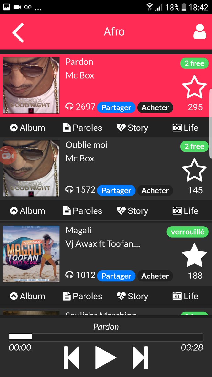 Les prods de <a href="/vjawax/">AWAX</a> et de McBox sur @crowdaa_music 😎💪💪 Les artistes en vogue de l'île de la #Réunion ! On est fan chez #Behappli ! Big Up le 974 ⛰🏖😀