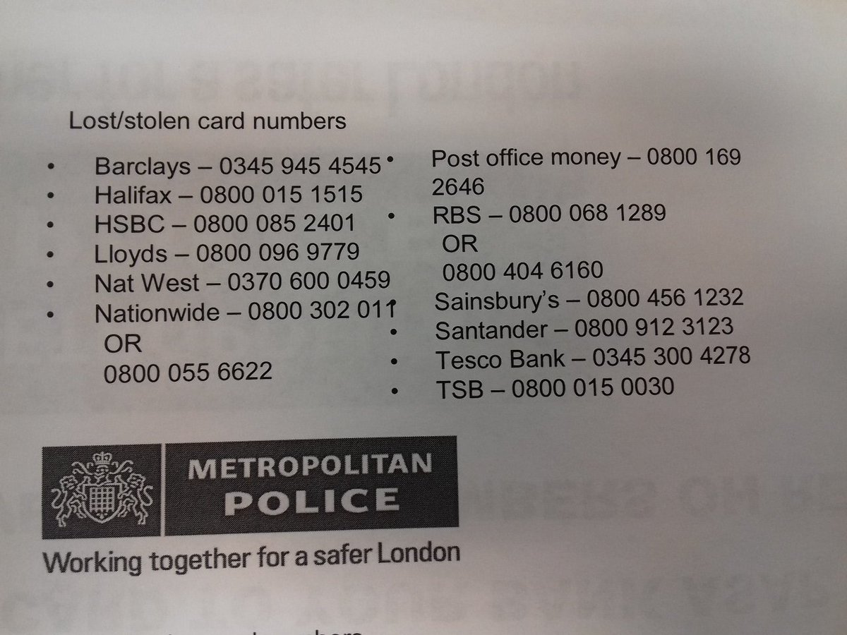 Card thieves operating in Golders Green. ATM's and parking meters. Please be aware of people around you when using your bank cards.