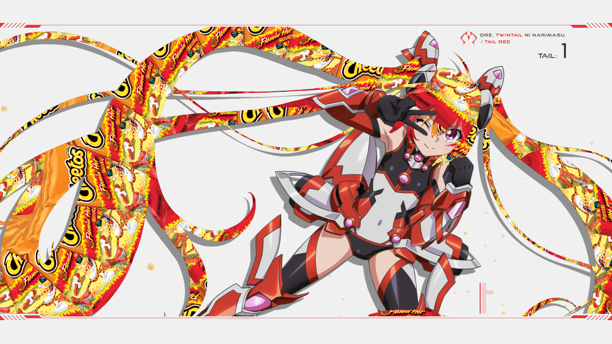 sleepinonice1's tweet photo. some one told me to go for a doritos sponsorship but i decided to use #cheetos for #tailred instead
i do like #doritos a lot more though uwu https://t.co/D3xAvpsak3
