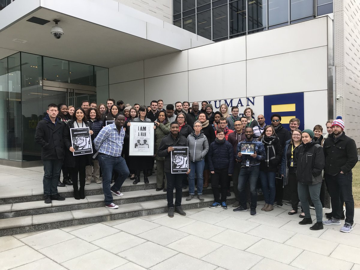 HRC honors Memphis Sanitation Workers' Strike with moment of silence.
