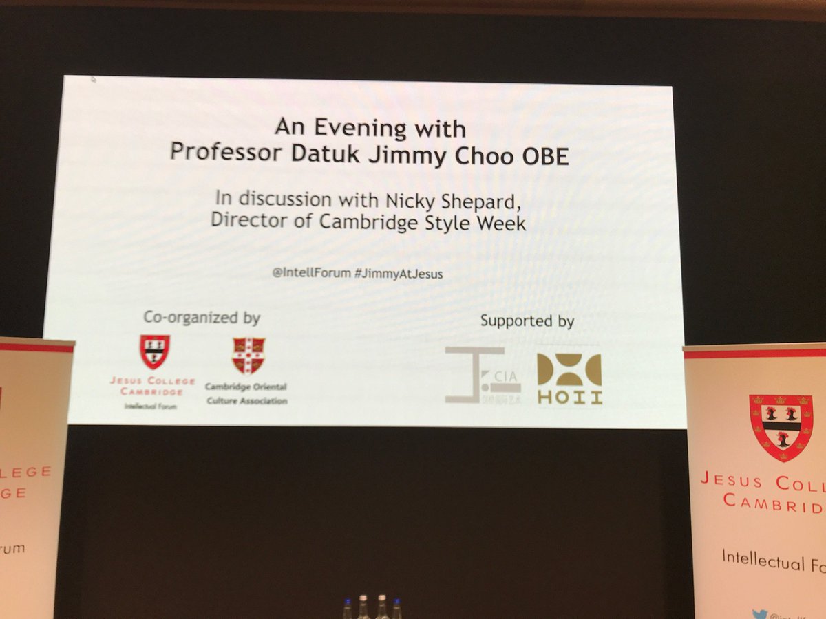 julianhuppert's tweet photo. The hall is beginning to fill up for our @IntellForum evening with Jimmy Choo. You can follow along at #jimmyatjesus #fb https://t.co/RwbQtYxIuU
