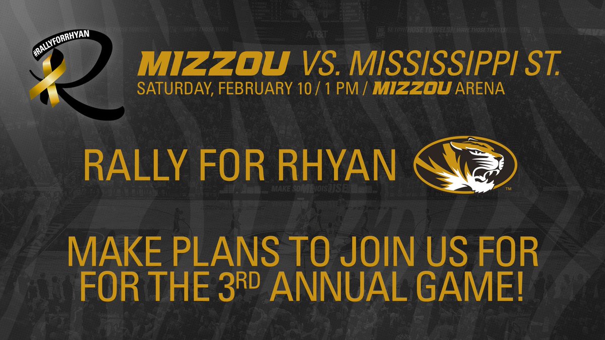 RallyforRhyan's tweet image. It’s happening...🎗🏀💛
@MizzouHoops @MizzouAthletics
