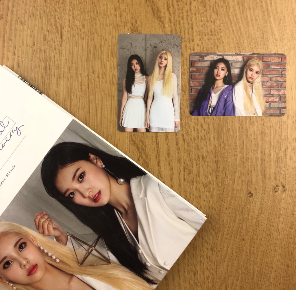 🐟+🦇] jinsoul & choerry debut single album photocards [duo unit
