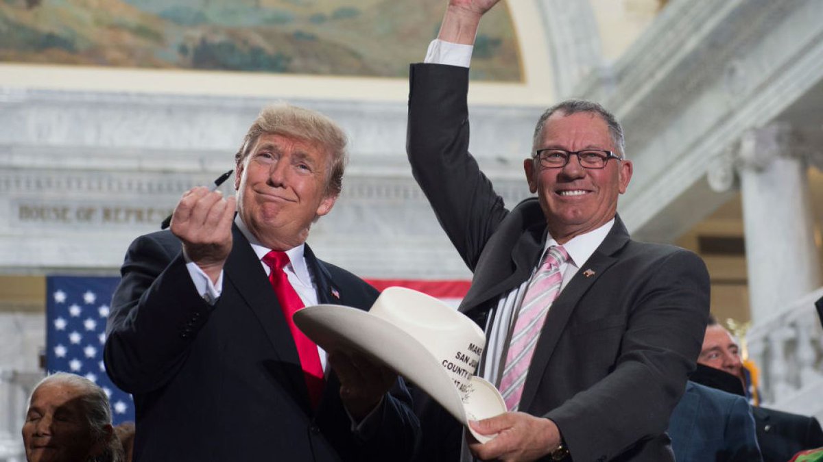 ClimatePower's tweet photo. The national monuments slashed by Trump will officially be open to mining on Friday https://t.co/XGr1KesmS6 https://t.co/lJsEghNefi