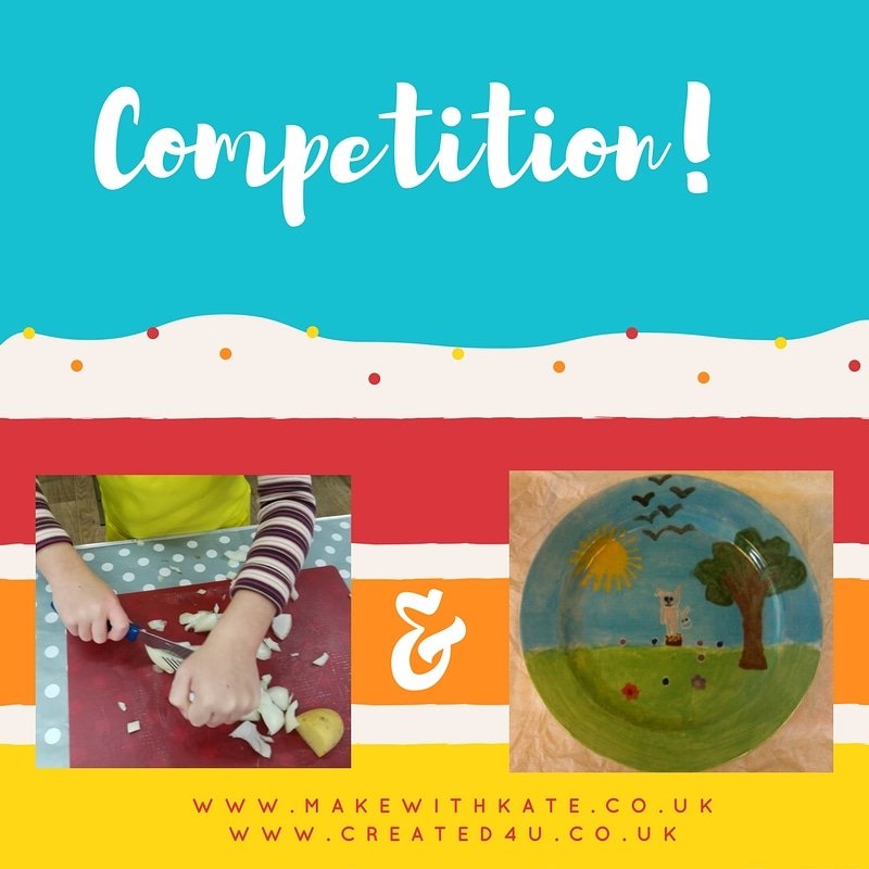 MakewithK's tweet photo. Have you entered yet? My prize draw giveaway to win a safety knife, vegetable holder and plate featuring your child's drawing. https://t.co/94CqweaPt0 https://t.co/toaghrBX7F