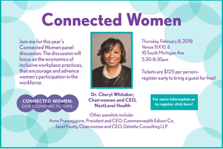 Join me for this year’s Connected Women panel discussion. The discussion will focus on the economics of inclusive workplace practices, that encourage and advance women’s participation in the workforce.