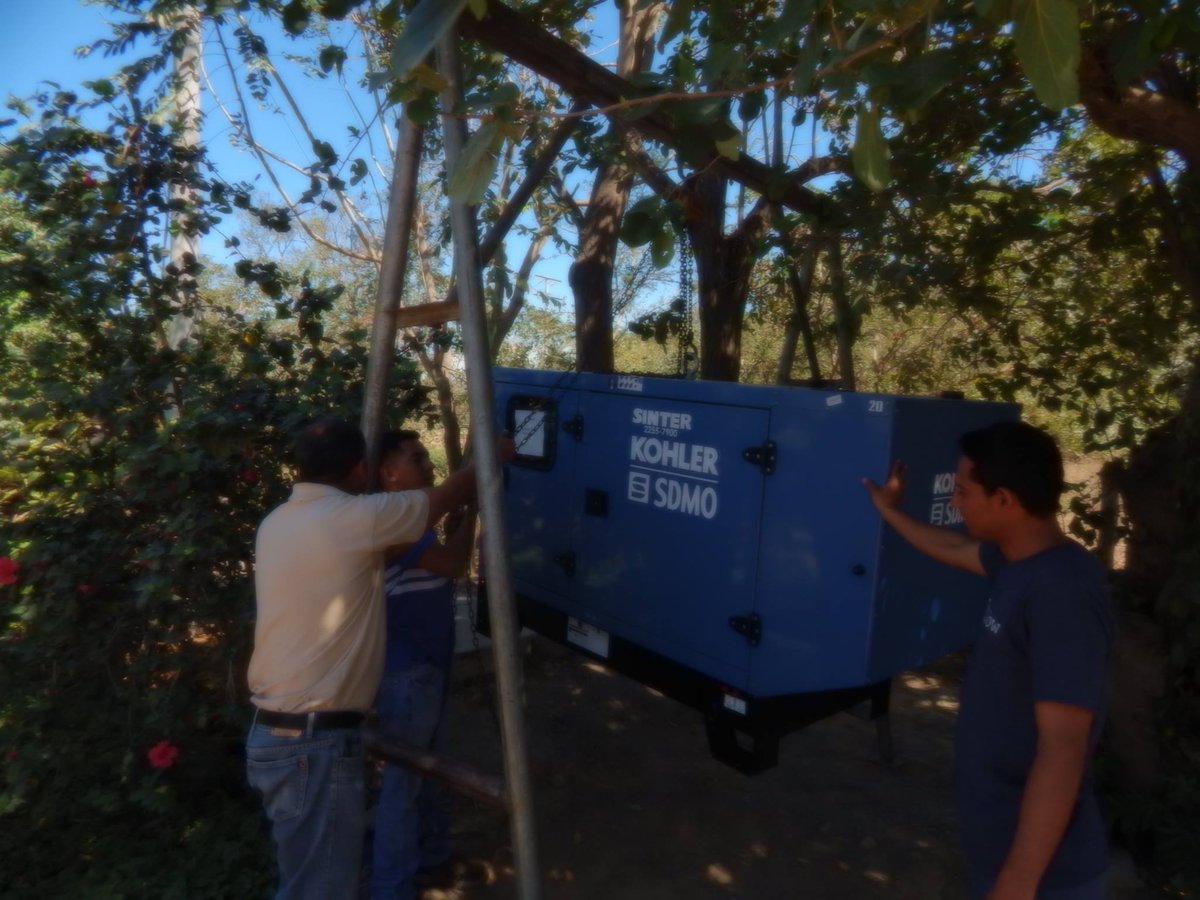 Nicaclinic's tweet image. Our Clinic now has its own generator! Thanks to everyone who made this possible. #grateful #donationshelp