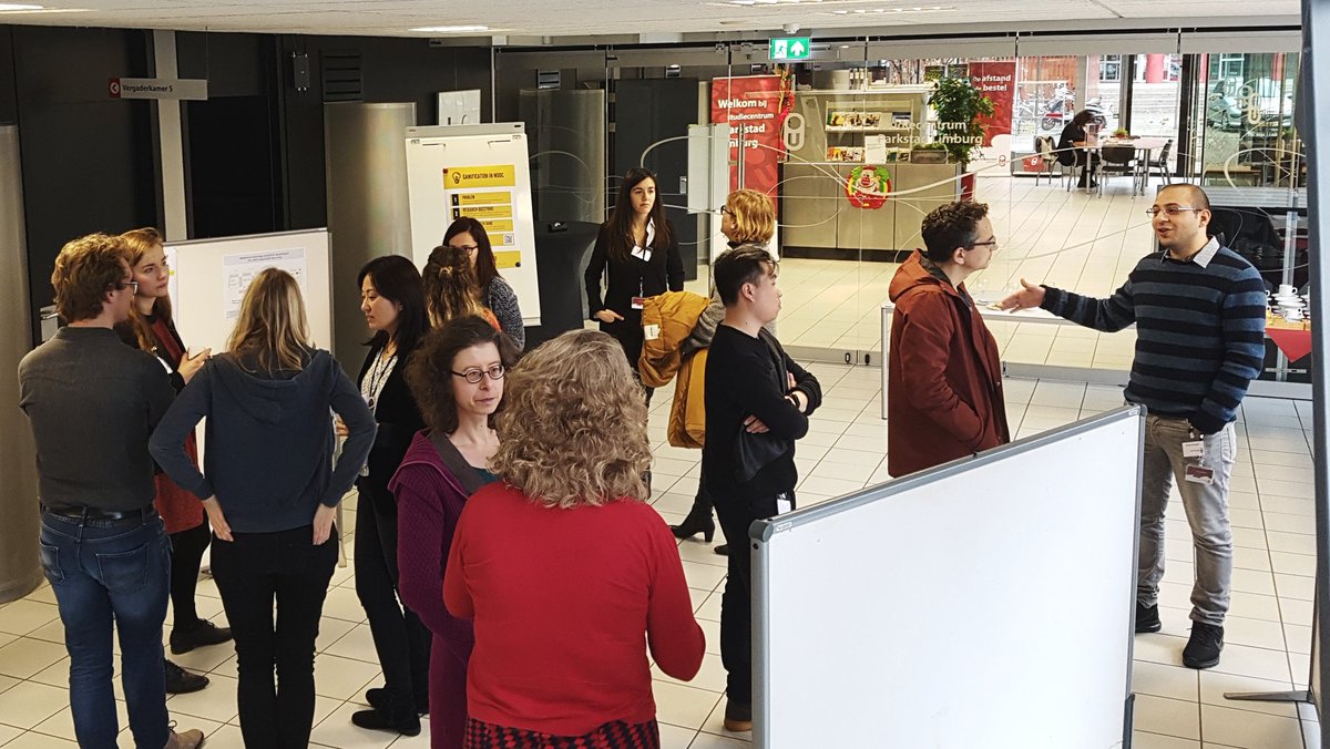 dimstudi0's tweet photo. Today is OU Welten PhD day - we are showcasing our posters to our colleagues #TELIchat #PhDlife https://t.co/tmmAkFOP4V