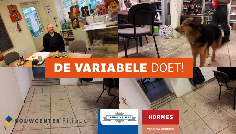 DeVariabele's tweet image. In samenwerking met @Filippo_nl en #Verag komt er een nieuwe PVC vloer in de Dagbesteding Driebergen. Als klap op de vuurpijl verzorgt @hormeswijchen  een nieuwe keuken. Nog meer blije bijzondere mensen. Mede dankzij onze partners tijdens De Variabele Doet!
