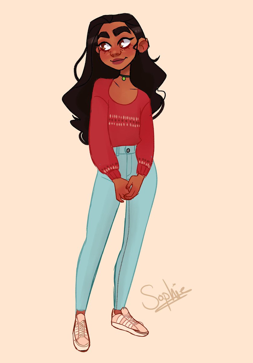 Disney modern princesses part 1! #Disney #modern #fashion #princess #fanart  #art, image size:838x1200