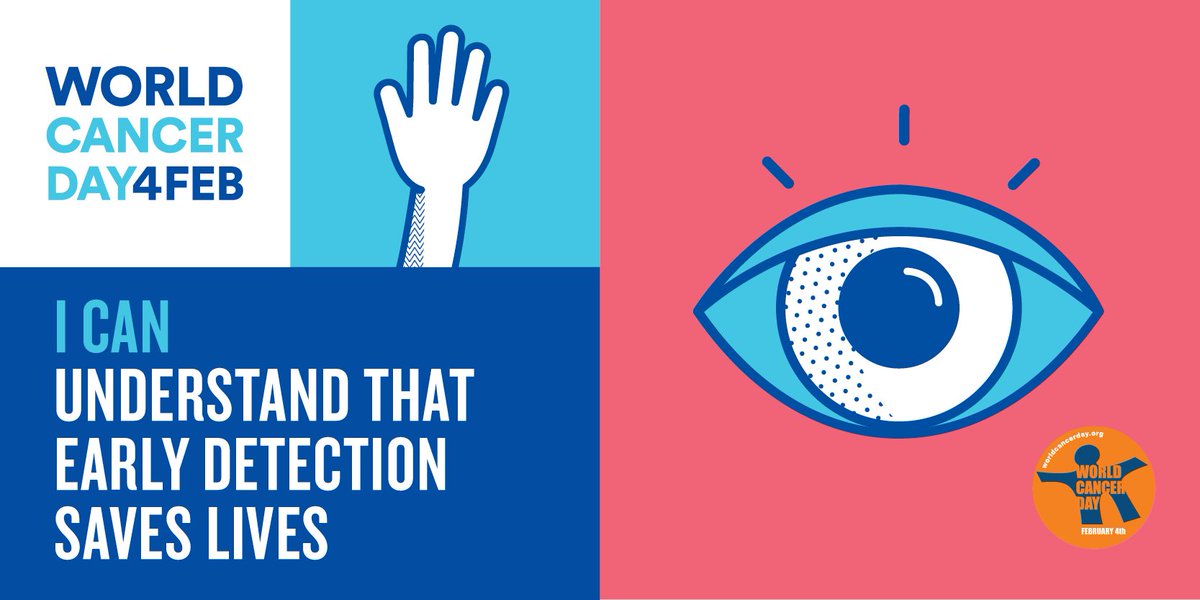 Early detection saves lives!

 #WeCanIcan, #SKNCan be aware of the signs and symptoms of cancer and visit the doctor without delay if we are ever concerned about any symptoms that we may have.  #WorldCancerDay